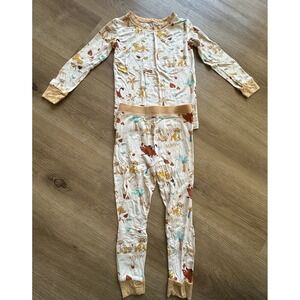 Little Sleepies OG DISNEY LION KING Two Piece Long Sleeve Pajamas 2T - READ